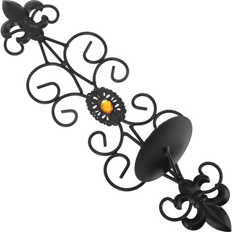 Retro-Wandkerzenhalter mit eingelegtem Diamanten zur Dekoration von Wohn- und Schlafzimmern (1/5)