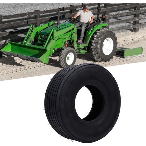 Pneu tubeless 15x6.00-6 150/75-6 renforcé 4 plis antidérapant 6 pouces pour tondeuse à gazon, chariot, tracteur de jardin et brouette (1/5)