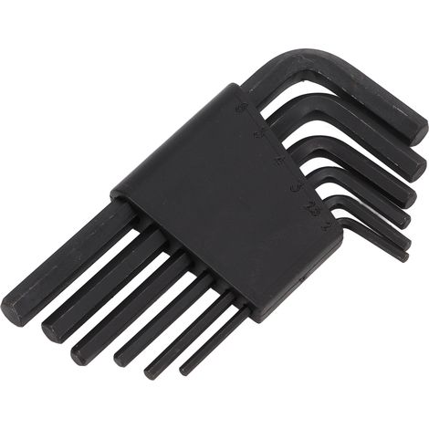 Jeu de 6 clés Allen en L de 2 à 6mm pour vélo, outils de réparation en acier carbone. (1/5)