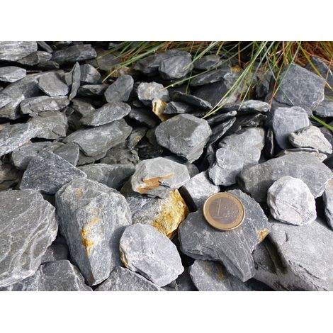 Paillage Ardoise GRIS  30-60  - VRAC Big Bag - 1000 kg