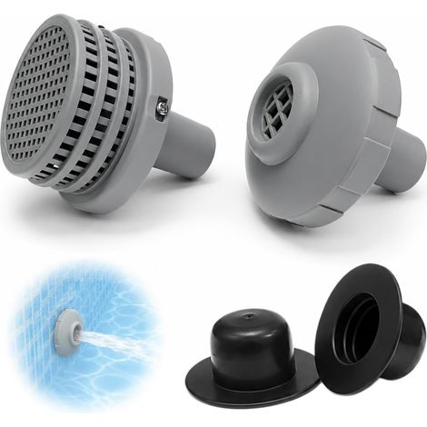 Adaptateur Buse Entrée Sortie Piscine Hors Sol, Compatible 1.25 Pouces (1/5)