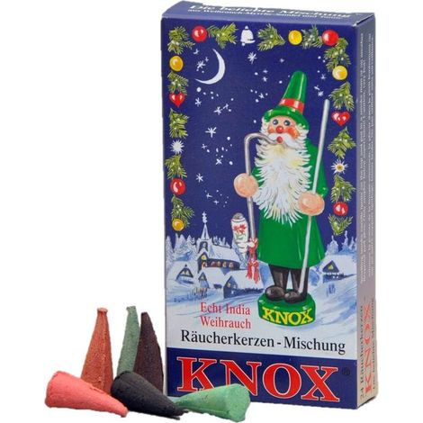 Knox Räucherkerzen - Weihnachtsmischung 24 Stück