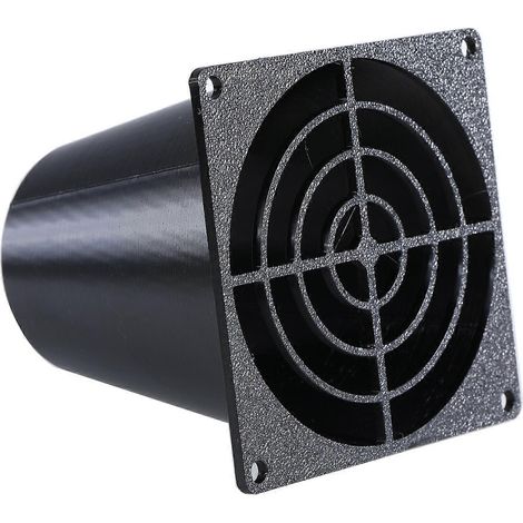 Lüfterkanalverbinder 8 cm, runde Düse für 45 mm Auslass, Kunststoff-Luftkanaladapter für Belüftung und Verbrennungsunterstützung, mehrfarbig (mit Sicherheitsnetz) (1/5)