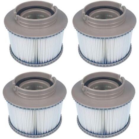 Sollbry 4pcs, cartouche de filtre pour piscine, bain à remous et Spa cartouche de filtre de piscine gonflable (1/3)