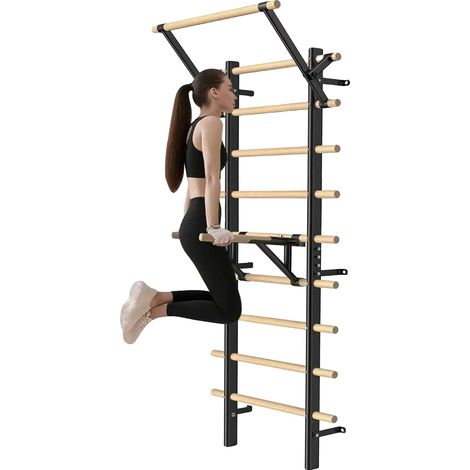 Struttura per arrampicata a parete, allenamento versatile, altezza regolabile, colore kaki (1/5)