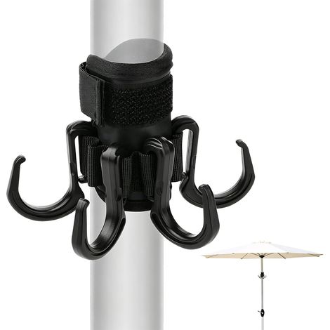 ABS Plastic Beach Umbrella Hanging Hook - Storage Accessory for Travel, Camping and Outdoor Use (1/5)