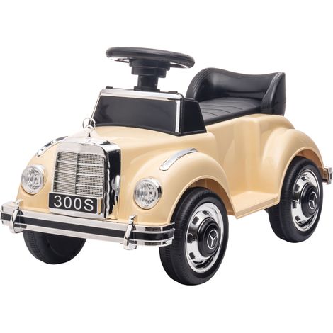 Mercedes-Benz 300S Porteur Enfants Voiture beige coffre rangement 18-48 mois