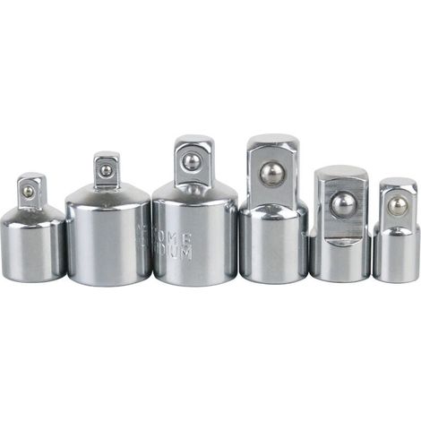 REDUCTEUR / AUGMENTATEUR / ADAPTATEUR CARRE 1/4-3/8-1/2 JEU DE 6