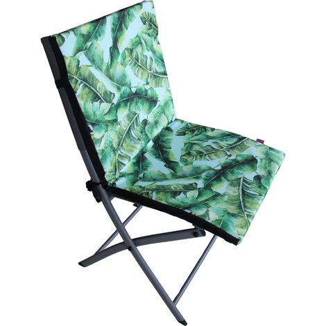 Cojín impermeable para silla TIP con respaldo de 80x40 cm Ibiza Day (1/5)