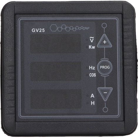 Digitalmultimeter-Generator, IP54-ABS-Gehäuse, Spannungs-, Strom- und Frequenzmesser, 85–265 V Wechselstrom (1/5)