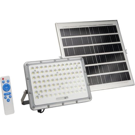 PROIETTORE LED C/PANN. SOLARE C/TELECO MAURER 50W IP65 500LM-CF.SCATOLA