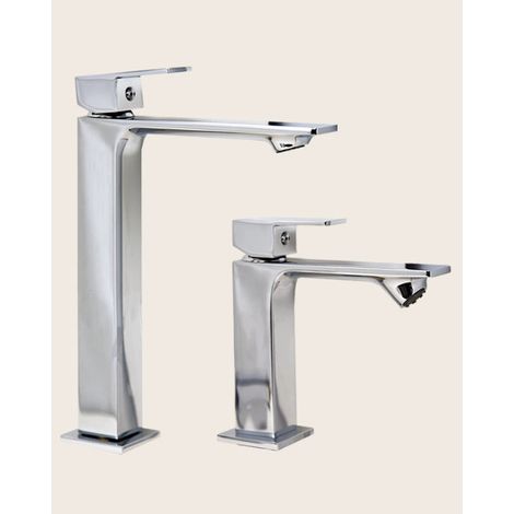 Coppia rubinetti lavabo alto per ciotola e bidet cromo Ten (1/5)