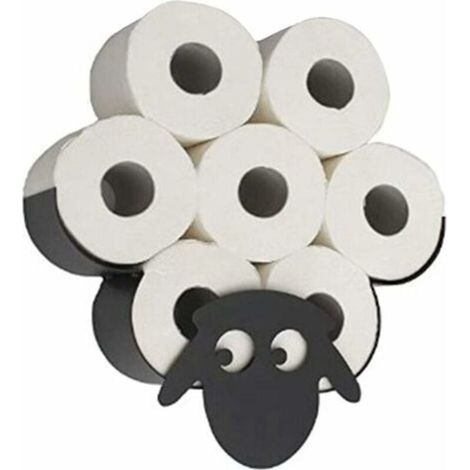 Mouton porte papier toilette porte papier toilette mignon animal tenture murale chambre porte papier toilette cuisine salle de bain pendentif mouton (1/4)
