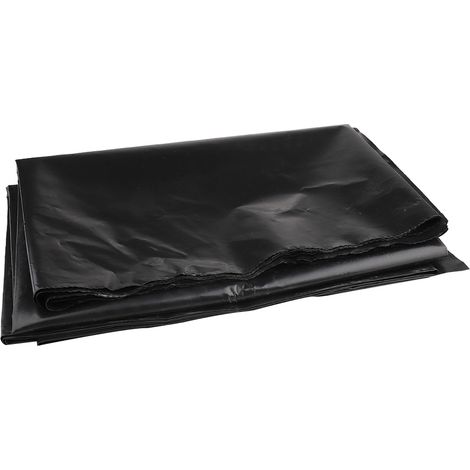 2x2m HDPE wasserdichte und UV-beständige Teichfolie mit Fisch- und Pflanzenschutzset, nahtlos