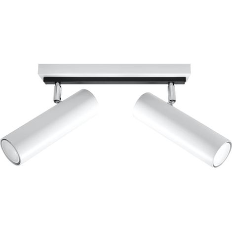 Regleta Zani blanco, 2 luces (1/5)