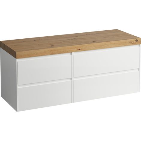 LAUFEN LANI encimera de lavabo roble silvestre incl. mueble bajo