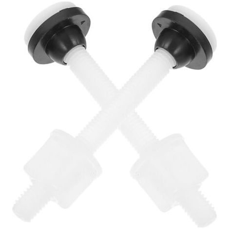 Lot de 2 boulons de fixation pour réservoir de toilettes, vis de rechange étanches en ABS, accessoires universels pour une installation rapide et sécurisée des abattants de toilettes (1/5)