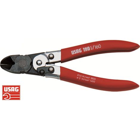 USAG 190 I 160MM TRONCHESE CESOIA A DOPPIA LEVA A TAGLIENTE DIAGONALE PROFES. (1/2)