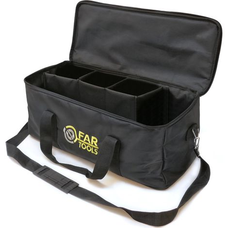 Fartools – Sac de transport 24L pour rénovateur avec 6 compartiments amovibles – Poche intérieure renforcée – Bandoulière et poignée – 110920