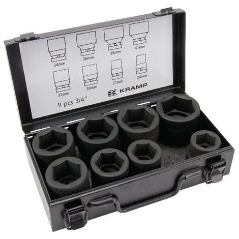 Juego de vasos de impacto 3/4" 8-piezas UNIVERSAL 1803928009PKR
