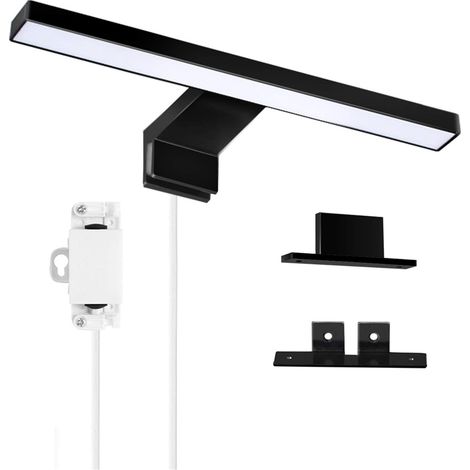 Lampe Miroir Salle de Bain 80CM Salle de Bains IP44 20W 1300LM Lampe Miroir Applique Murale Intérieure Moderne Luminaire Blanc Froid 6000K (1/4)