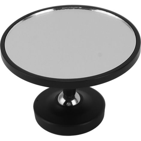 Miroir magnétique pour cafetière avec base rotative à 360°, en alliage d'aluminium avec double rotule, pour l'observation du débit de café. Miroir réflecteur noir. (1/5)