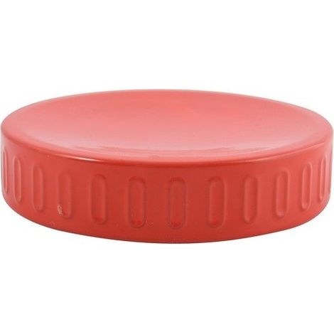 Jabonera Acero HABANA Rojo MSV