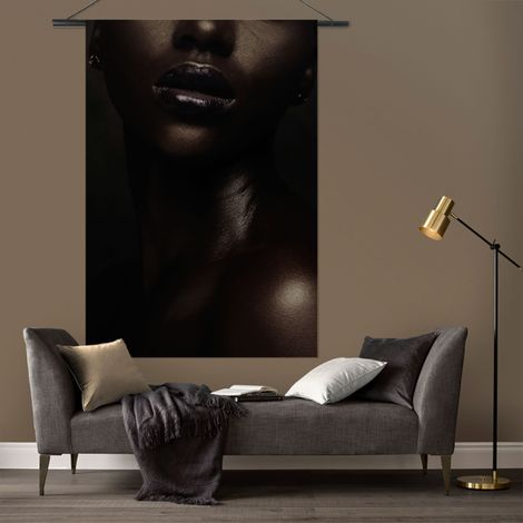 Tapisserie murale XL Séduction 150 x 100cm Marron, noir (1/5)