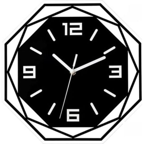 Moderne Acryl-Wanduhr, Wohnzimmer-Wanduhr, Wohndekoration, stiller Wecker, Wanduhr