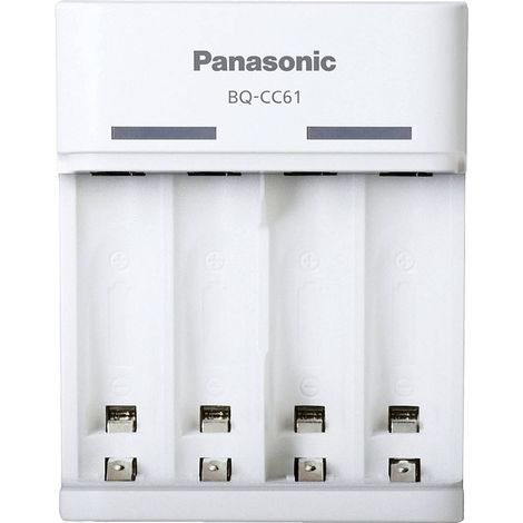 Caricabatterie Panasonic Eneloop BQ-CC61 USB bianco compatto (1/5)