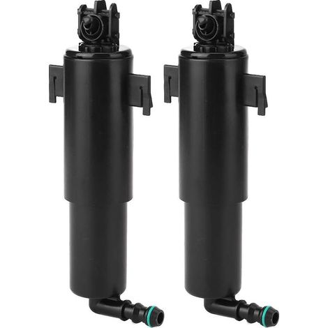 2 Pièces Pulvérisateur à Jet de Buse de Lave-phare, Buse Noire à Montage Direct, unité de Pulvérisation avec Conception Compatible, Idéal pour la Série 3 E93 2006 2011 (1/5)