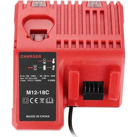 Milwaukee M12-18FC Schnelllade-Kombinationsladegerät für Lithium-Batterien (1/5)