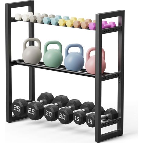 Dumbbell Rack, Weight Storage Rack for Home GymSpace-Saving Storage Solution for Home Workout Space