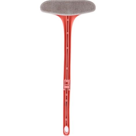 Brosse de nettoyage de vitres avec manche, nettoyeur de moustiquaire amovible, aspirateur (1/5)