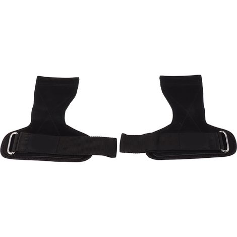Sangles de traction pour soulevé de terre, assistance poignet, gants de musculation rembourrés pour entraînement de force et haltérophilie. (1/5)