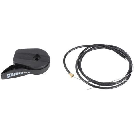 Ensemble de Câble et Interrupteur de Throttle pour Tondeuse à Gazon Noir (1/5)