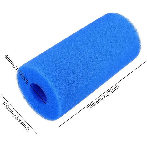 Rouleau d'éponge en mousse préfiltrante réutilisable pour le nettoyage des filtres d'aquarium. (1/5)