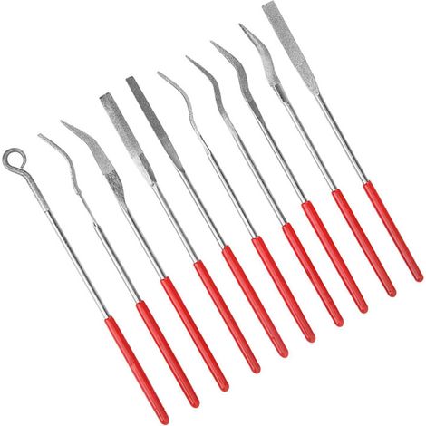 Jeu de limes diamantées, abrasif courant, forme spéciale, outils manuels multifonctions (1/5)