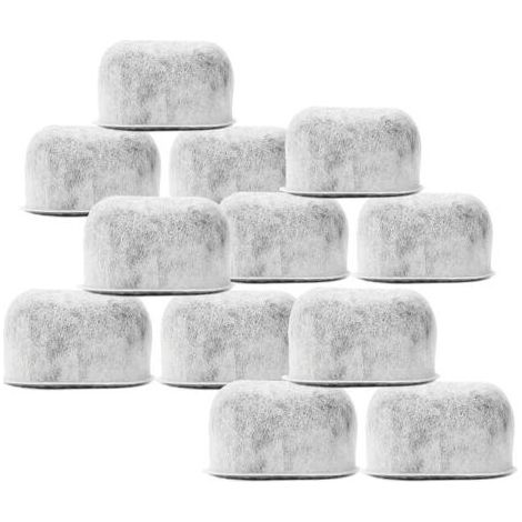 Paquet de 12 filtres à eau au charbon de rechange pour cafetières - Convient à toutes les cafetières Cuisinart (1/4)