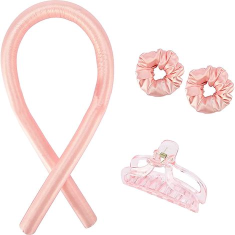 Kit de curling - Cheveux bouclés sans chaleur Rose (1/5)