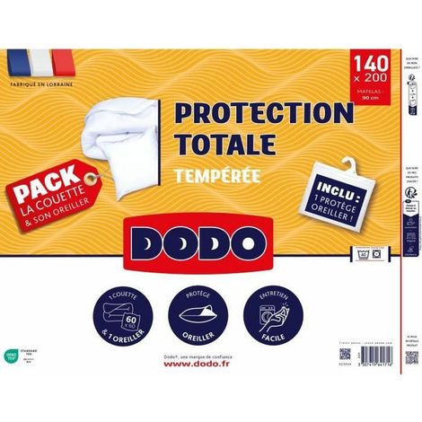 Pack Protección Dodo, Edredón 200x200 cm Blanco (1/2)