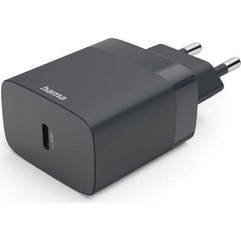 Hama 86442 Schnellladegerät USB-C PD 30W Anthrazit