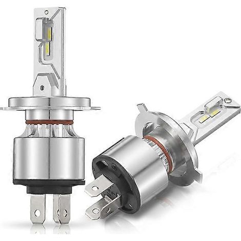 H4-Scheinwerferlampen, 9003 HB2 LED-Autolampen, H4 60 W 6500 K 14000 Lumen, wasserdicht, 2er-Pack – AquaForge