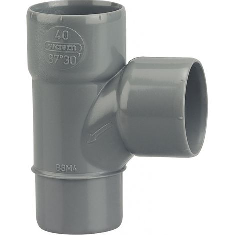 Culotte PVC Mâle Femelle 87°30 D75 - WAVIN - 3025804