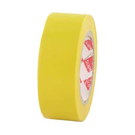 Cinta eléctrica amarilla 2702 de 19 mm de PVC Scapa