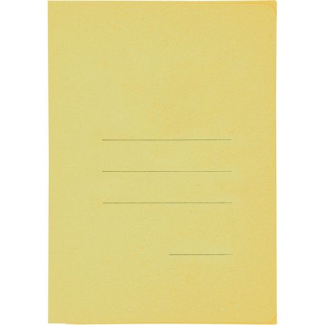 Blasetti Cart-Ecò Cartelline 3 Lembi Giallo - Cartoncino Riciclato 180 gr/mq - Formato 25x33,5 cm - Confezione 50 Pezzi (1/5)