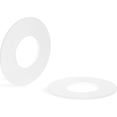 arandela redonda d30 g.1mm acabados cromo satinado, negro, blanco acabado cromo cepillad acabado cromo cepillad acabado blanco