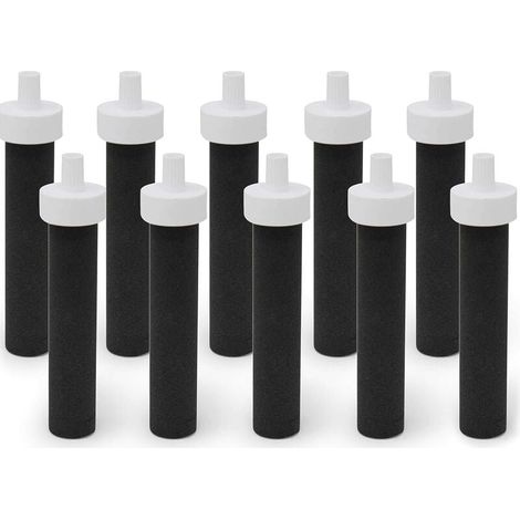 10 Pack Filters - Replacement Water Bottle Filters Compatible with Hard Bottle Filters and Sports Bottles. Compatible with Brita Water Bottle, Item Number: BB06 MUMU