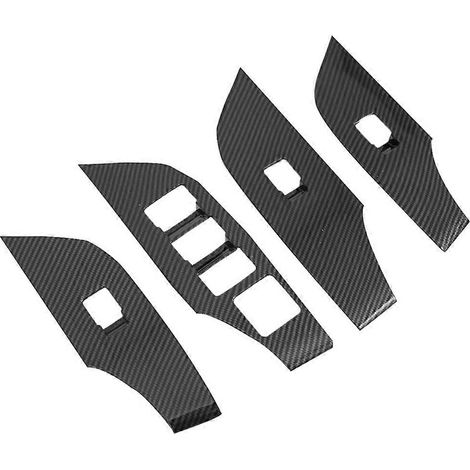 Autocollants de garniture pour accoudoir de porte, interrupteur de lève-vitre et boutons de levage pour Toyota RAV4 2019-2023 (conduite à gauche). (1/5)