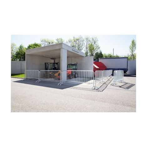 Schake 15x Absperrgitter mit Palette und Zurrgurten im Set S15 (1/2)